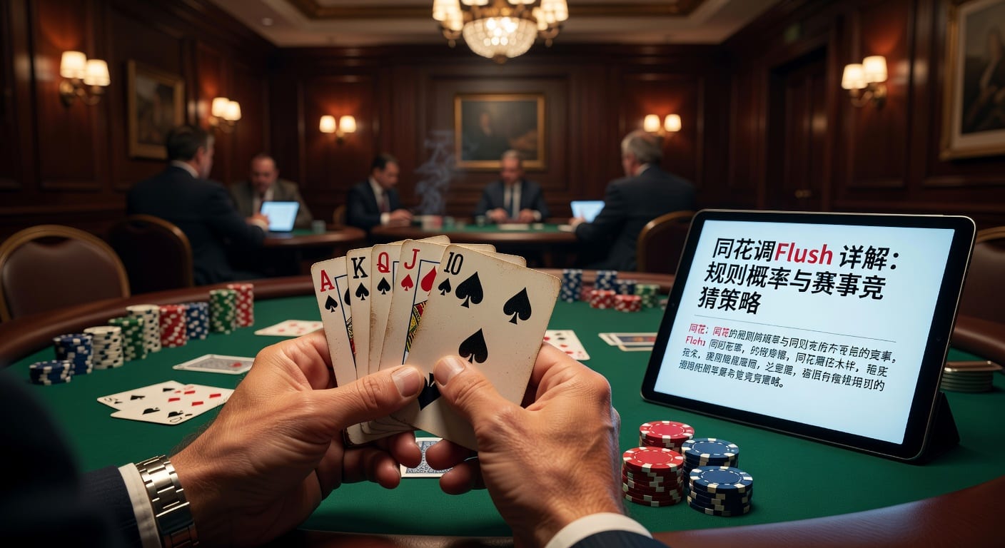 同花 flush 全解析：概率、场景与实战判断