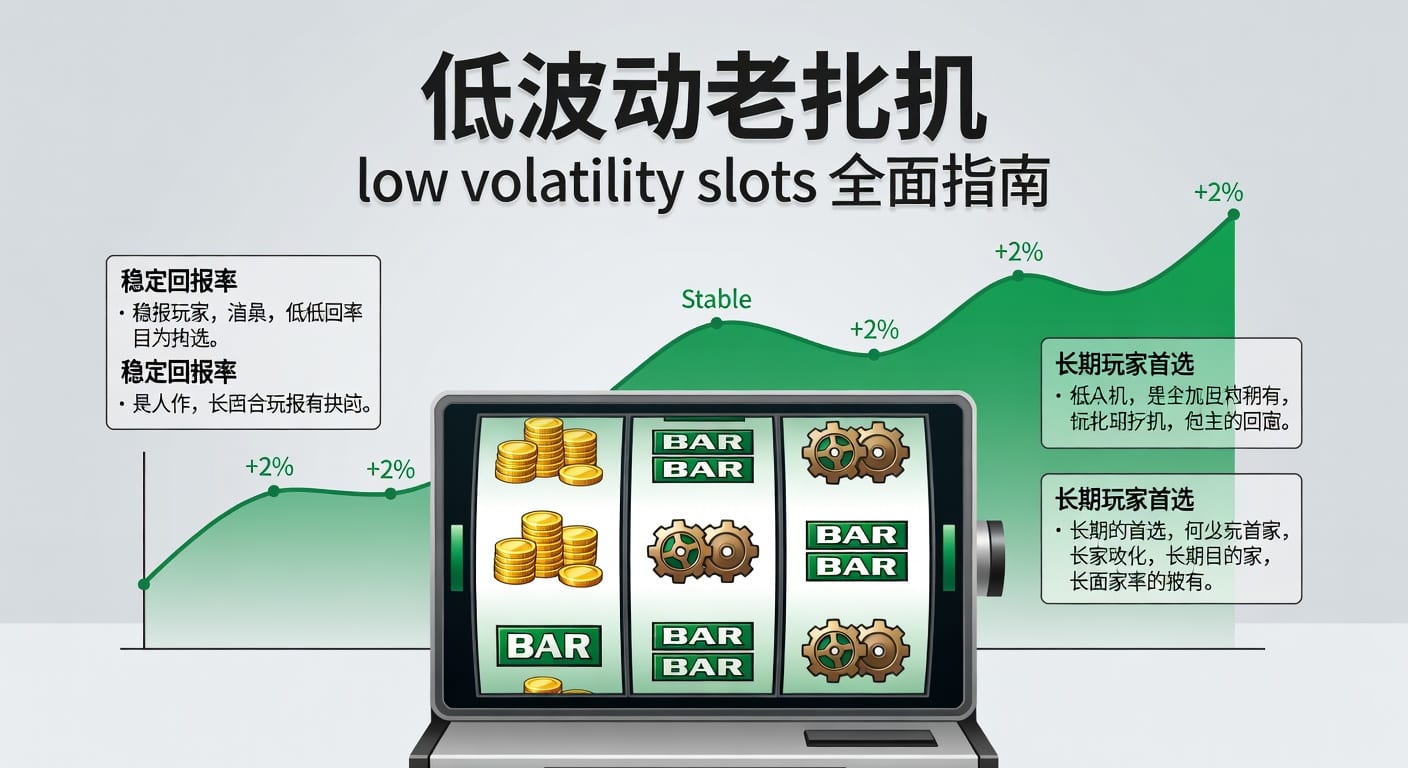 低波动老虎机 low volatility slots 2026年稳定玩法指南